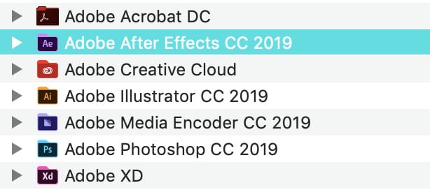 Find out the version name of AE by navigating to the folder where it's installed.