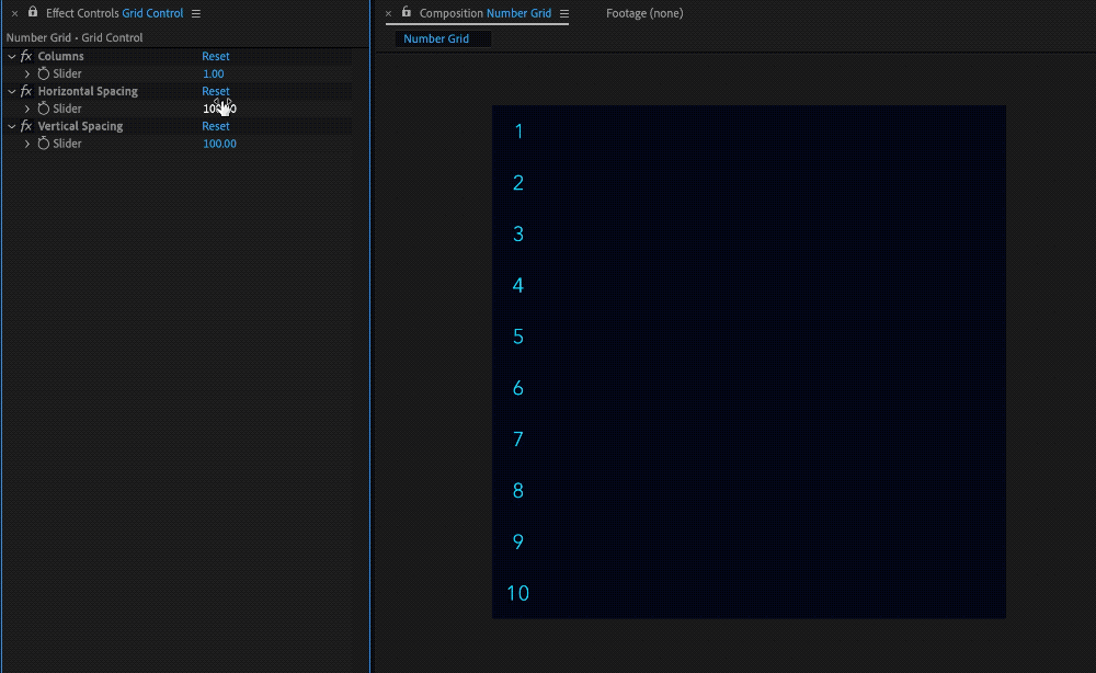 Dynamically change the grid columns and spacing!
