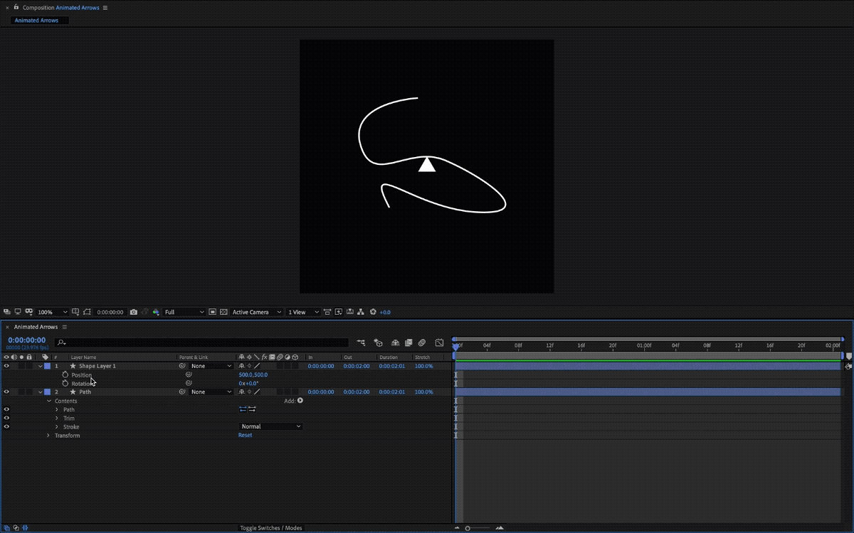 Animate Objects Along Paths In After Effects