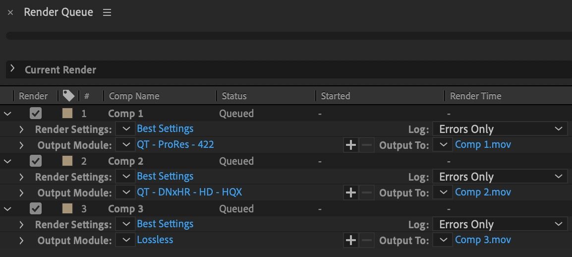 Reduce render times with Aerender