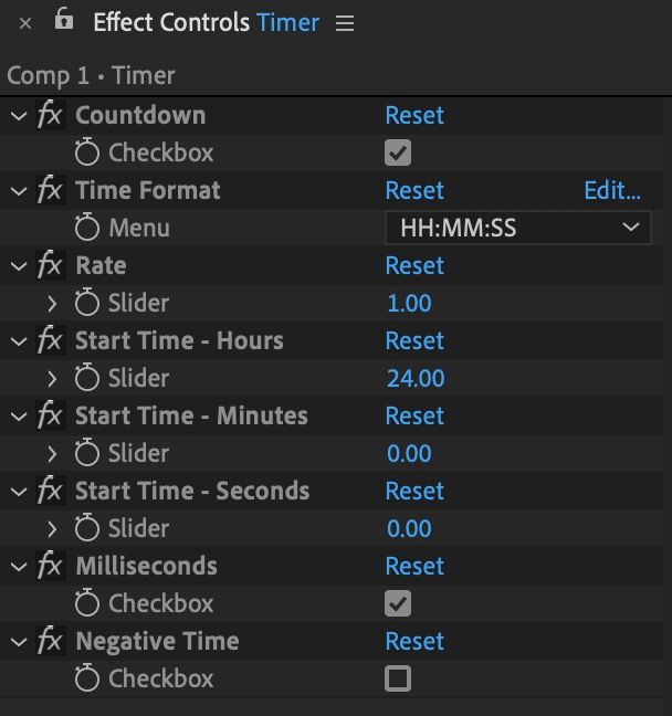 AE Rig Series: Countdown Timer