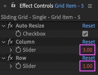 AE Grid Series: Sliding Grids