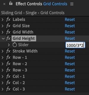 AE Grid Series: Sliding Grids