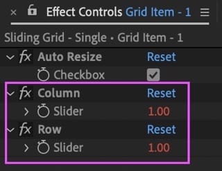 AE Grid Series: Sliding Grids